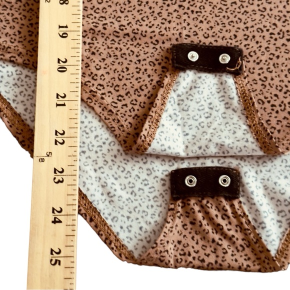 Gaze bodysuit high neck size Medium with small animal print - Picture 8 of 15
